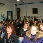 Durante la Premiazione: Docenti e alunni