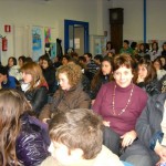 Durante la Premiazione: Docenti e alunni