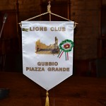 Guidoncino Lions Club Gubbio Piazza Grande