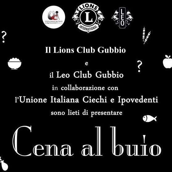 CENA al BUIO - 19 maggio 2022