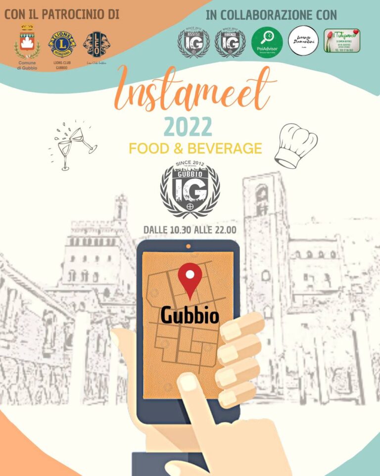 Instameet Gubbio 2022 “Food And Beverage”