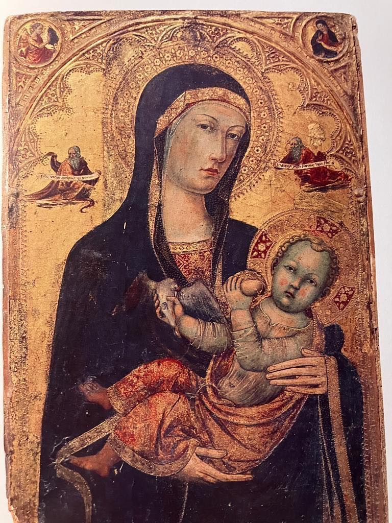Madonna che allatta il Bambino, di Andrea Vanni