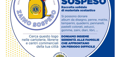 11-18 settembre 2026 Raccolta solidale di materiali scolastici presso COOP LE MURA GUBBIO